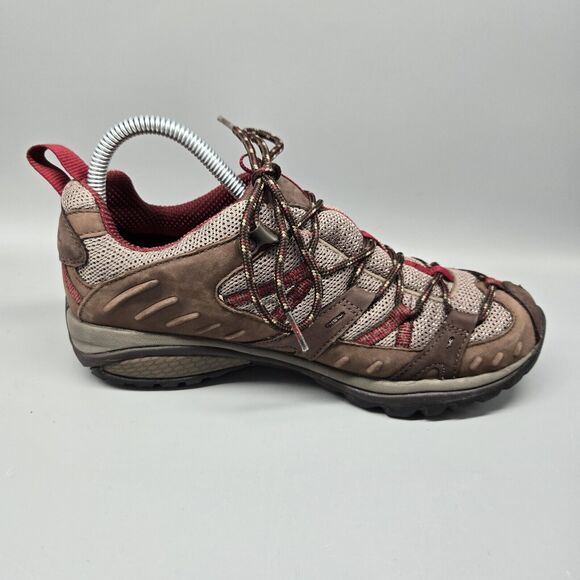 Merrell Womens Size 8 Siren Sport Gore-Tex Hiking Shoes Brown J16342 Low Top - Picture 7 of 11